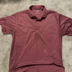 Peter Millar Men's Wine Polo Shirt